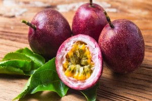 Purple passion fruits from Kenya